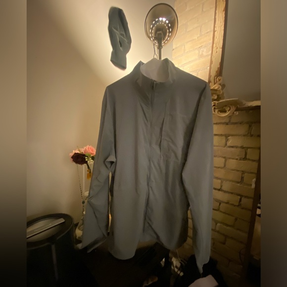 LN Lululemon Men's Expeditionist Jacket Water Repellent Size XL Rhino Grey Gray - Picture 7 of 7